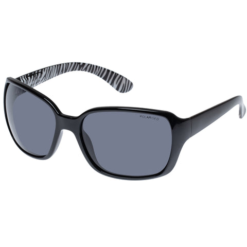 Cancer Council Kuranda Black Zebra Female Rectangle Sunglasses | Eyewear Index