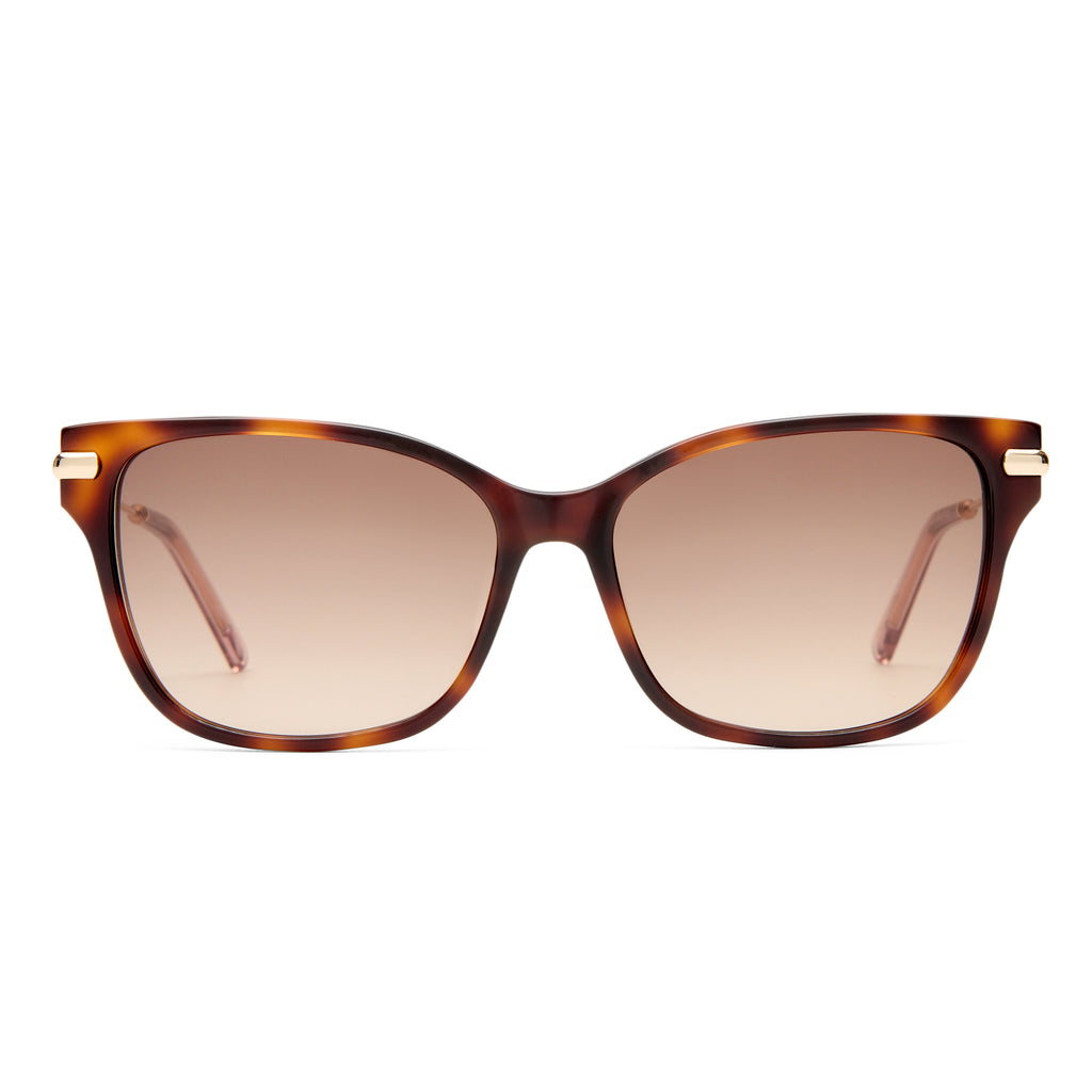 Oroton Mariselle Signature Tort Female Cat-Eye Sunglasses | Eyewear Index