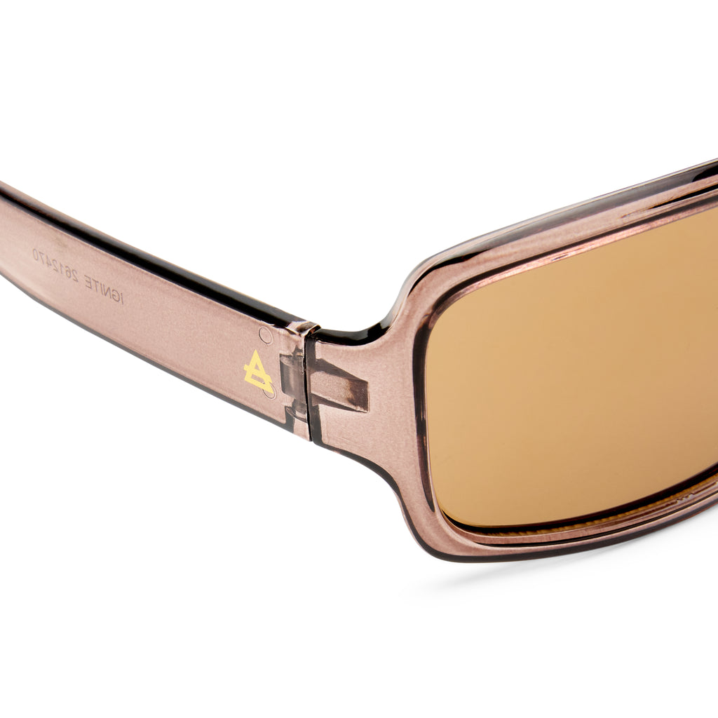 Aire Ignite Espresso Uni-Sex Wrap Sunglasses | Eyewear Index