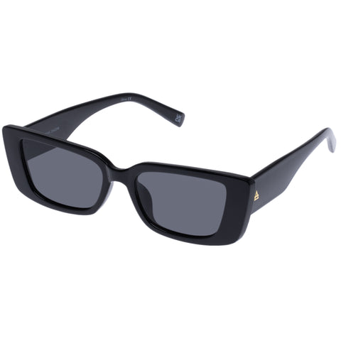 Aire Novae Black Uni-Sex Cat-Eye Sunglasses | Eyewear Index