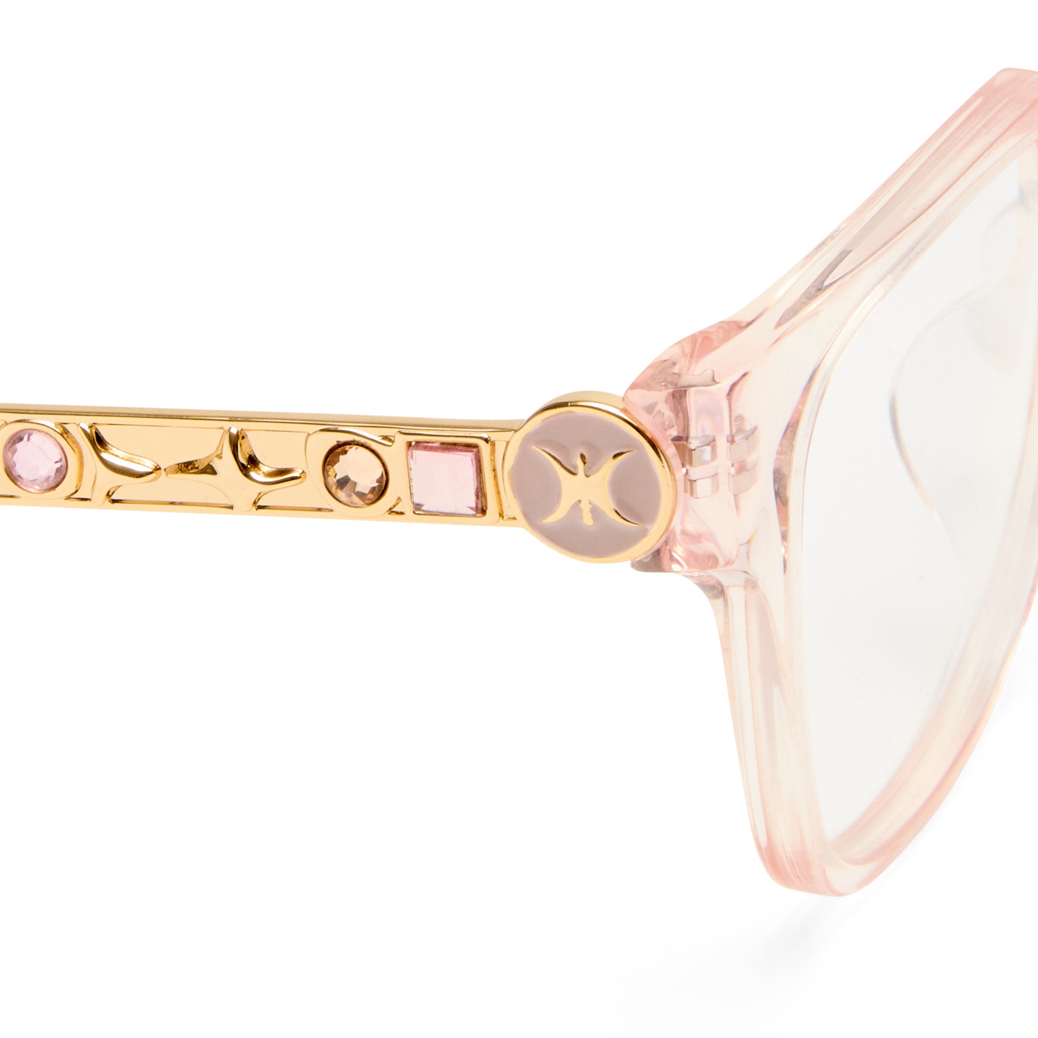 Camilla Sugar Coat It Rosewater Female D-Frame Optical Frames | Eyewear Index