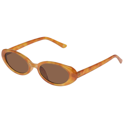 Aire Fornax Vintage Tort Female Oval Sunglasses | Eyewear Index