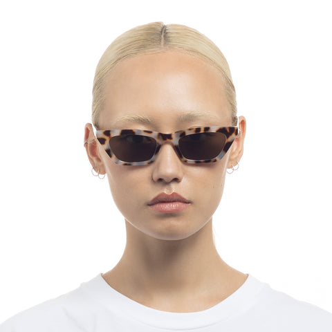 Aire Polaris Cookie Tort Female Cat-Eye Sunglasses | Eyewear Index