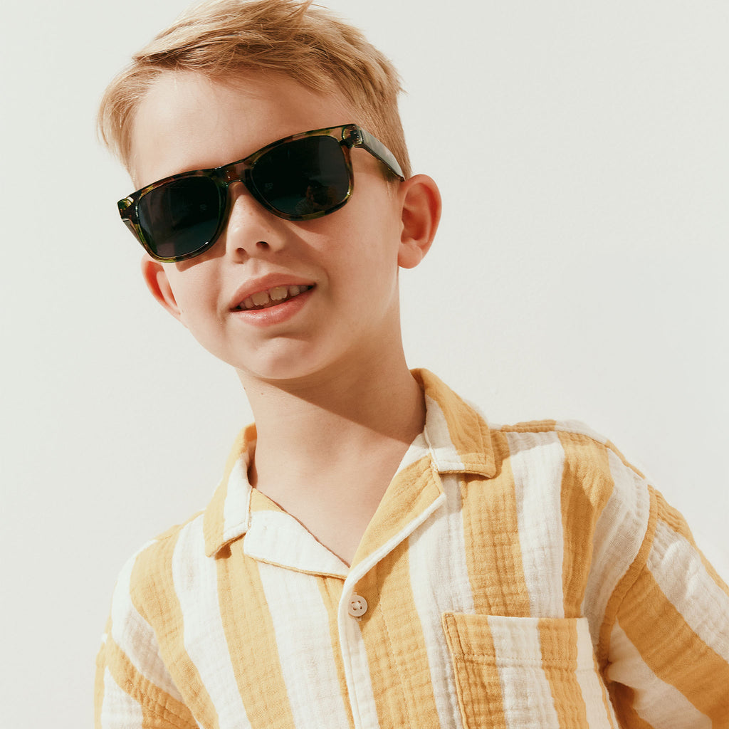 Cancer Council Alligator Kids Crystal Camouflage Uni-Sex D-Frame Sunglasses | Eyewear Index