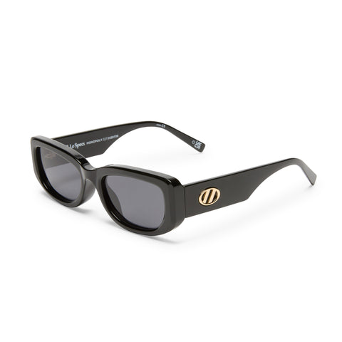 Le Specs Monopoly Black Uni-Sex Rectangle Sunglasses | Eyewear Index