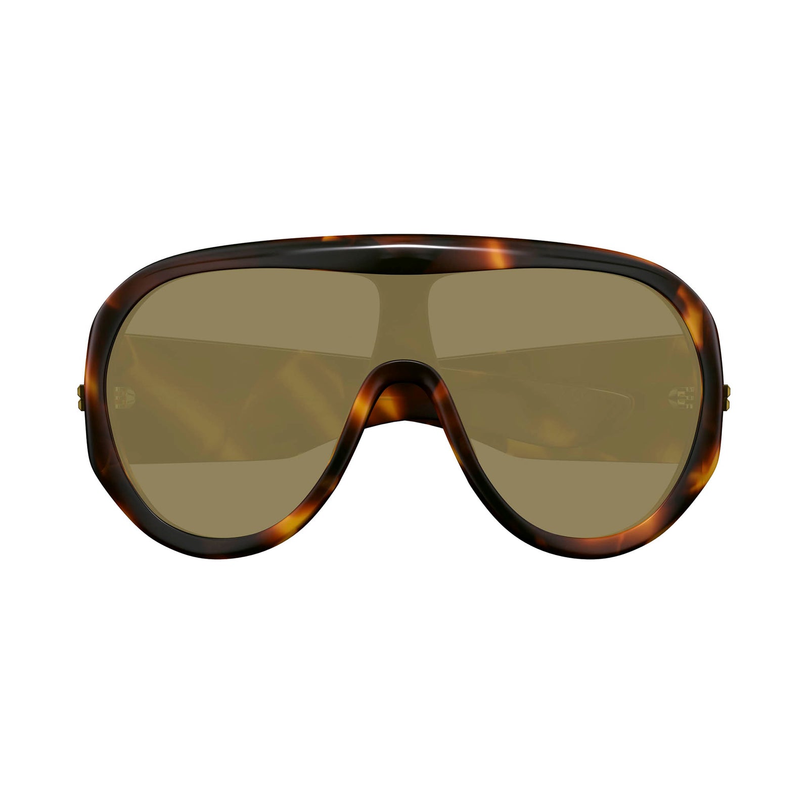 Bottega Veneta Bv1345s Havana Uni-Sex Mask Sunglasses 