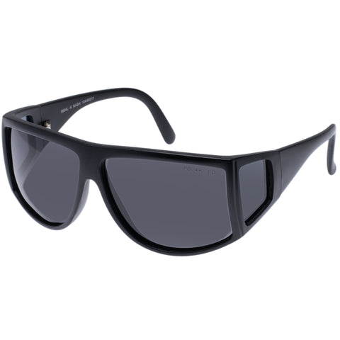 Cancer Council Originals - Nash Matte Black Uni-Sex Rectangle Sunglasses | Eyewear Index