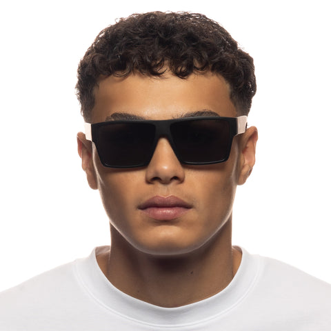 Solarized Action D-Frame Black Rubber Male D-Frame Sunglasses | Eyewear Index