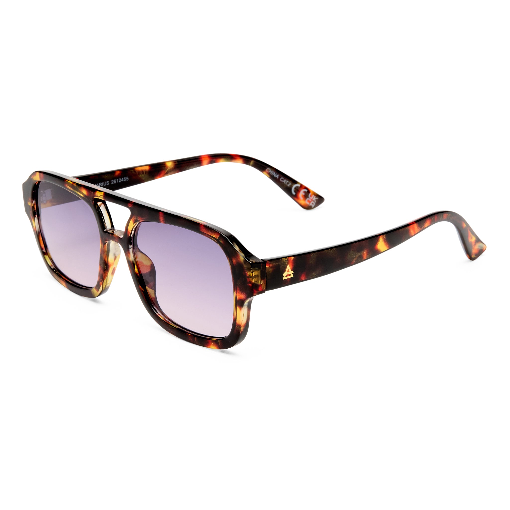 Aire Aquarius Amber Tort Female Aviator Sunglasses | Eyewear Index