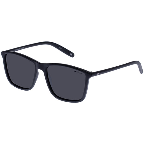 Solarized Deep Square Matte Black Male Square Sunglasses | Eyewear Index