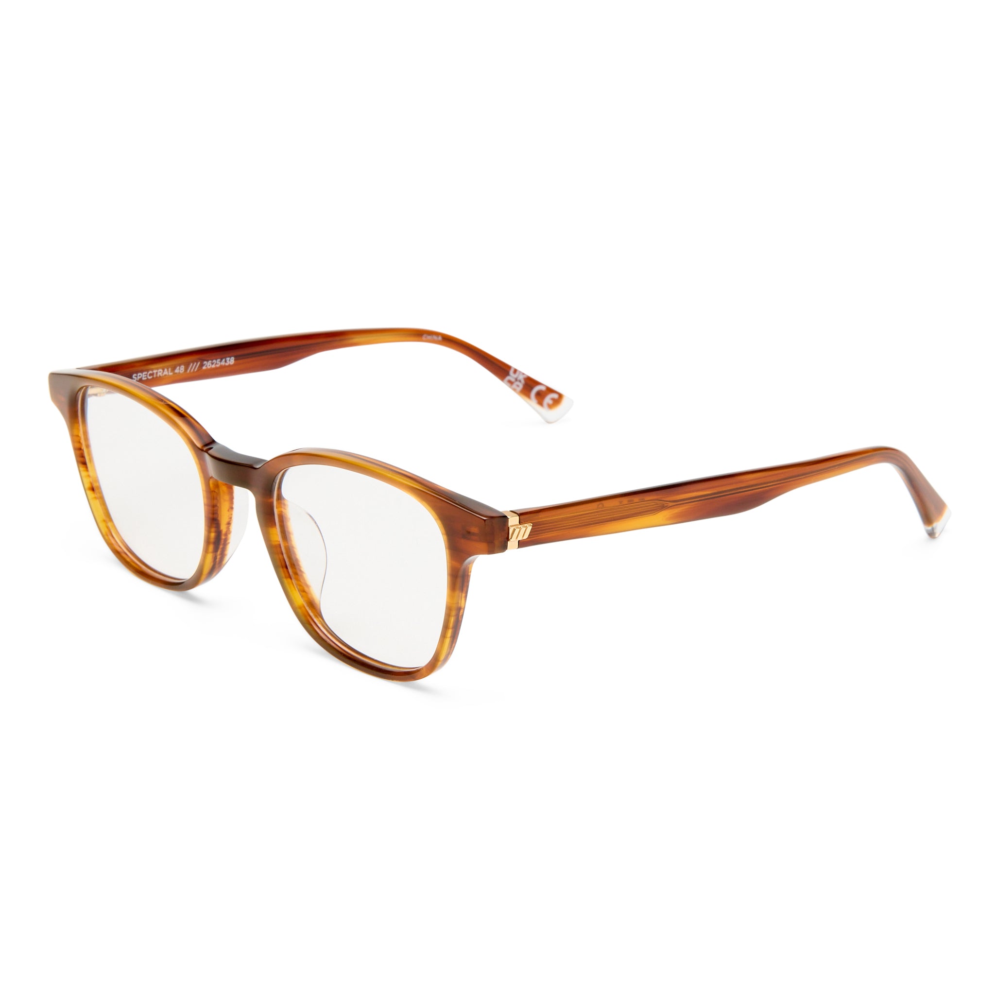Le Specs Spectral 48 Brown Haze Uni-Sex Round Optical Frames | Eyewear Index