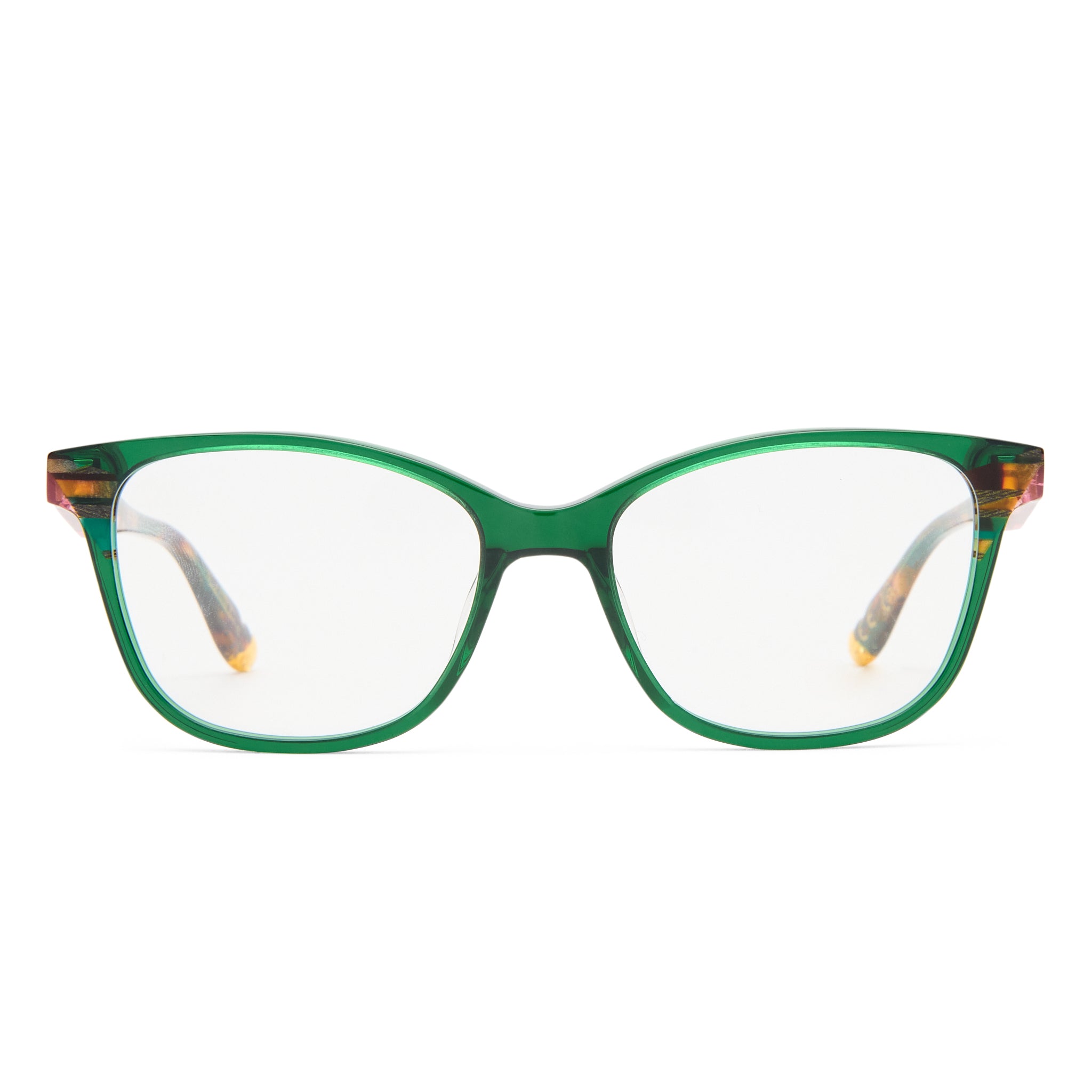 Camilla The Rehearsal Emerald Female D-Frame Optical Frames | Eyewear Index