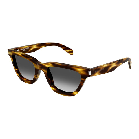 Saint Laurent Sl462sulpice Havana Female Cat-Eye Sunglasses | Eyewear Index