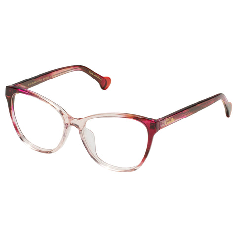 Camilla In An Island World Blush Berry Haze Female Cat-Eye Optical Frames | Eyewear Index