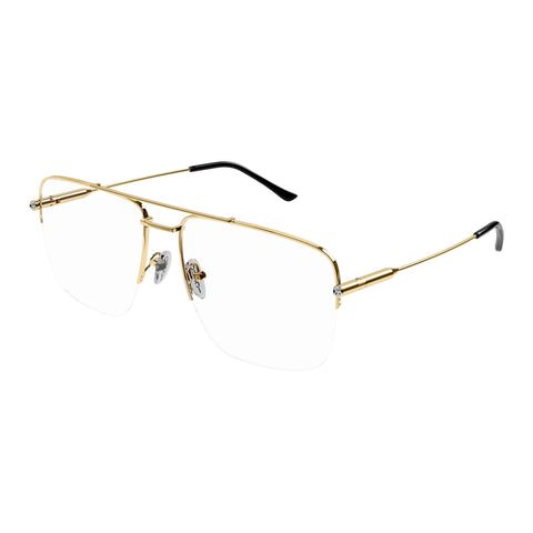 Gucci Gg1415o Gold Female Rectangle Optical Frames | Eyewear Index