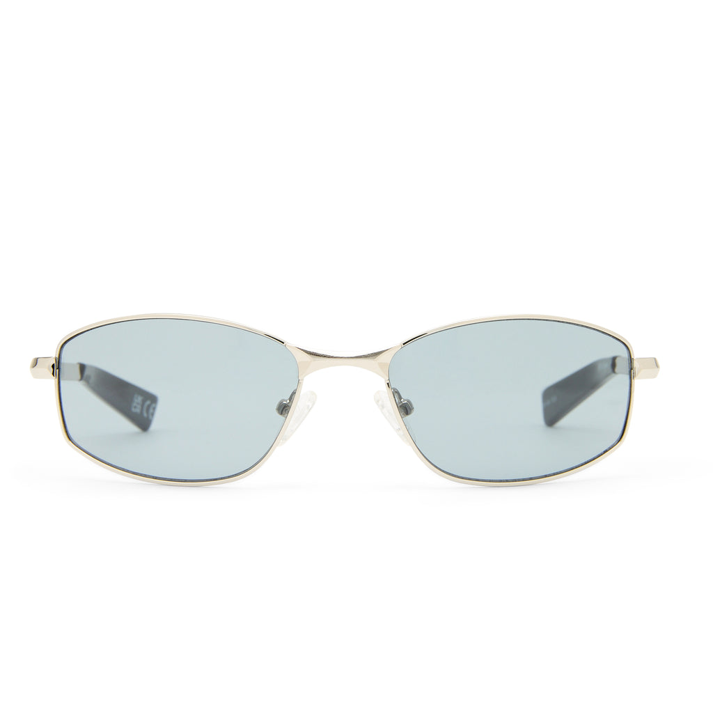 Le Specs Star Beam Silver Uni-Sex Wrap Sunglasses | Eyewear Index