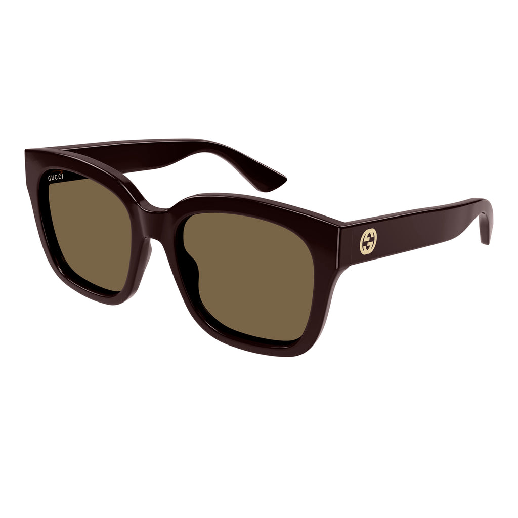 Gucci Gg1338s Burgundy Female Cat-Eye Sunglasses | Eyewear Index