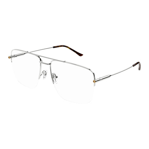 Gucci Gg1415o Silver Female Rectangle Optical Frames | Eyewear Index