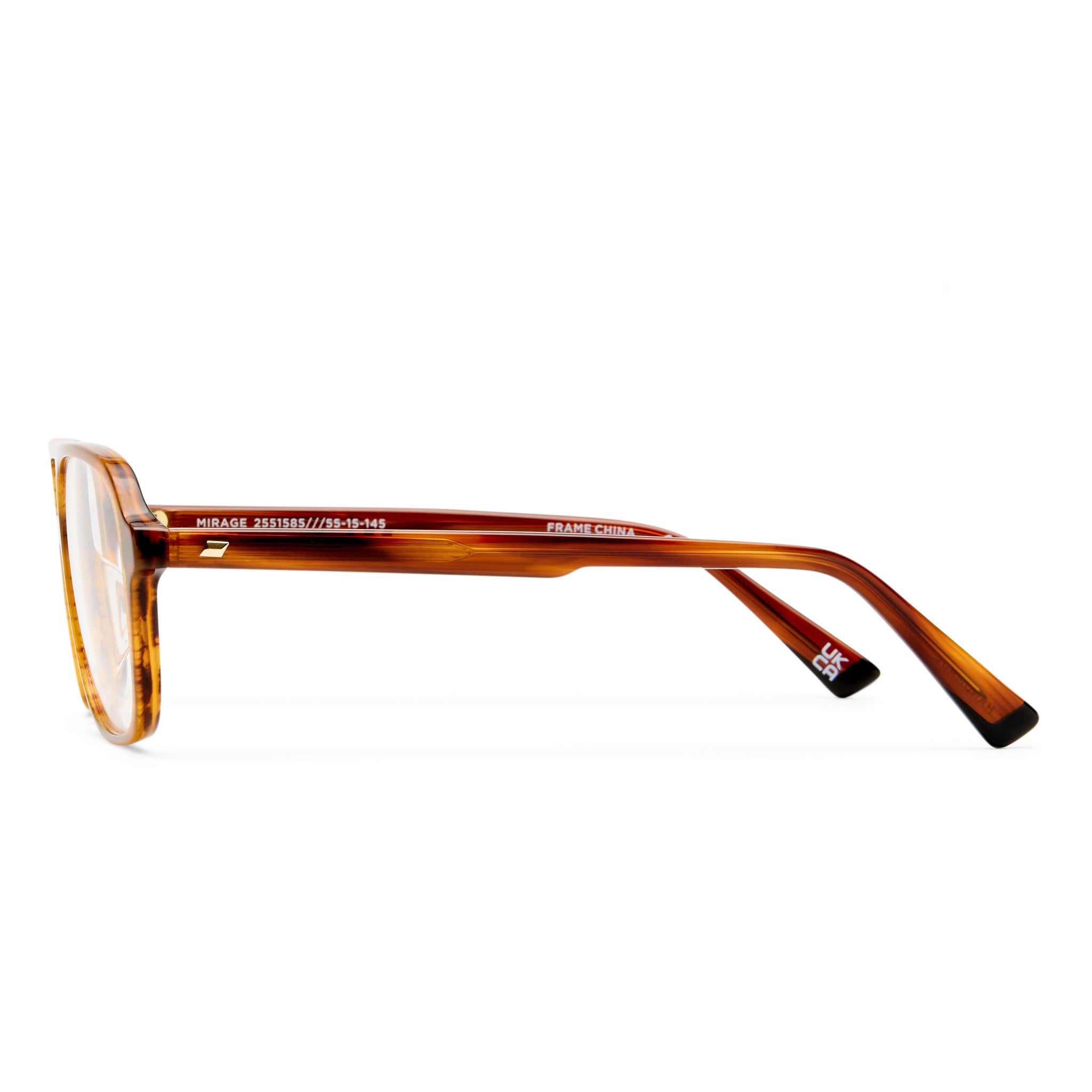 Le Specs Mirage Brown Haze Uni-Sex Aviator Optical Frames | Eyewear Index