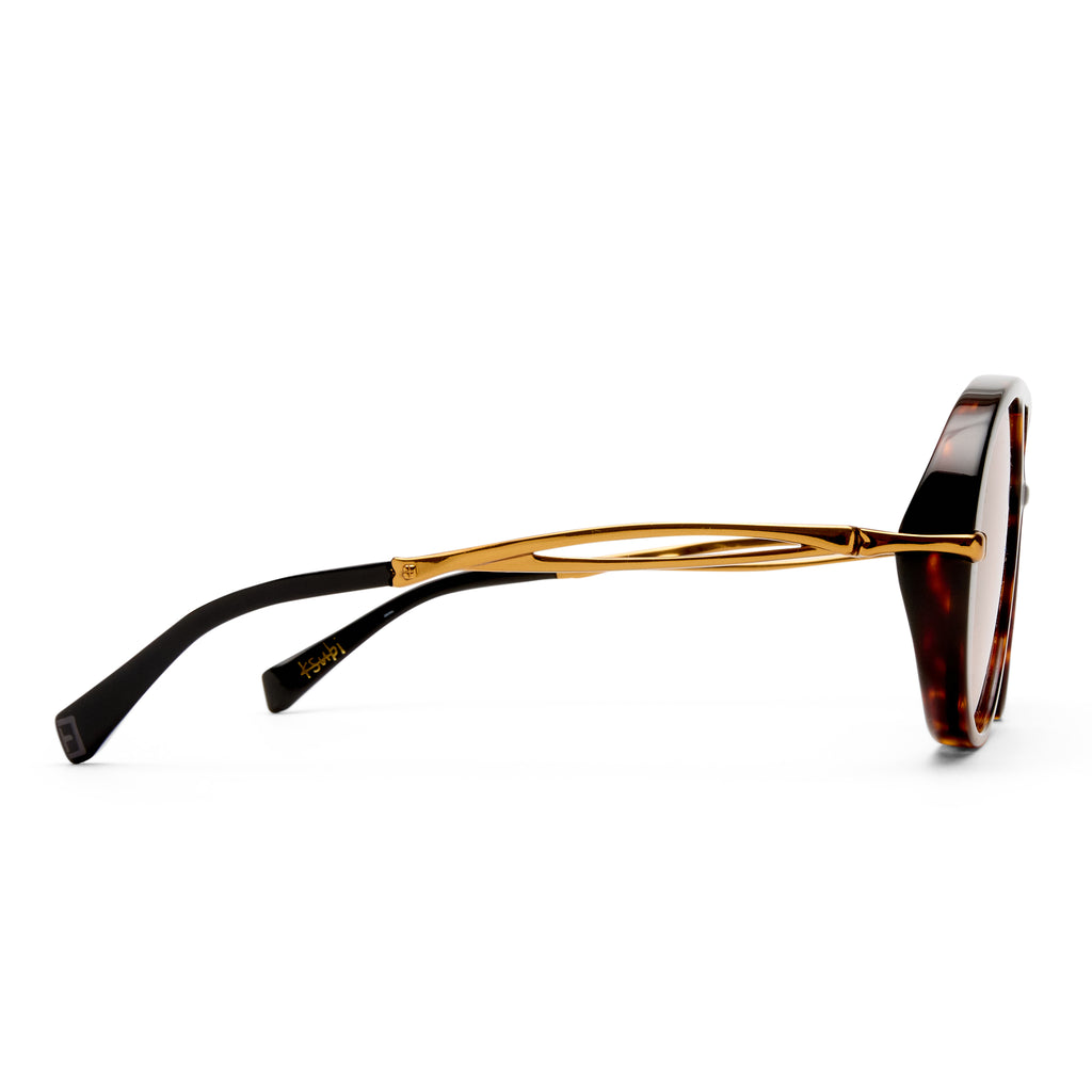 Ksubi The Kondor Old Skool Tort Uni-Sex Aviator Sunglasses | Eyewear Index