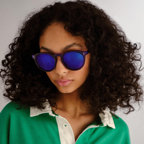 Cancer Council Originals - Bright Violet Uni-Sex Round Sunglasses | Eyewear Index