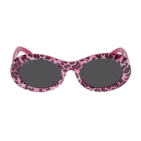 Cancer Council Mink Toddler Pink Leopard Female Oval Sunglasses | Eyewear Index