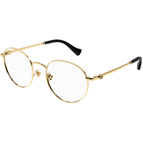 Gucci Gg1594o Gold Female Round Optical Frames | Eyewear Index