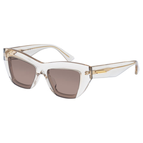 Bottega Veneta Bv1218s Nude Female Cat-Eye Sunglasses | Eyewear Index