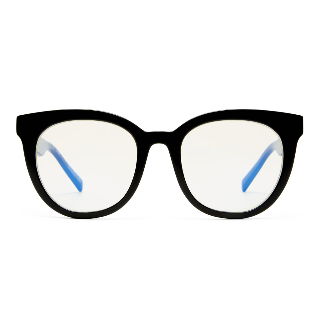 The Book Club Tongue Teaching Black Female Round Readers | Eyewear Index