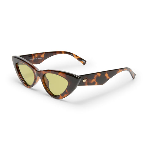 Le Specs Hypnosis Dark Tort Female Cat-Eye Sunglasses | Eyewear Index