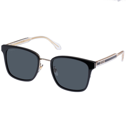 Gucci Gg0563skn Black Male Rectangle Sunglasses | Eyewear Index