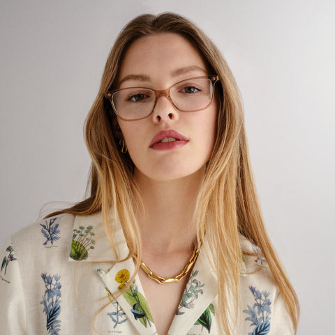 Oroton Cecilia Tan Tort Female D-Frame Optical Frames | Eyewear Index