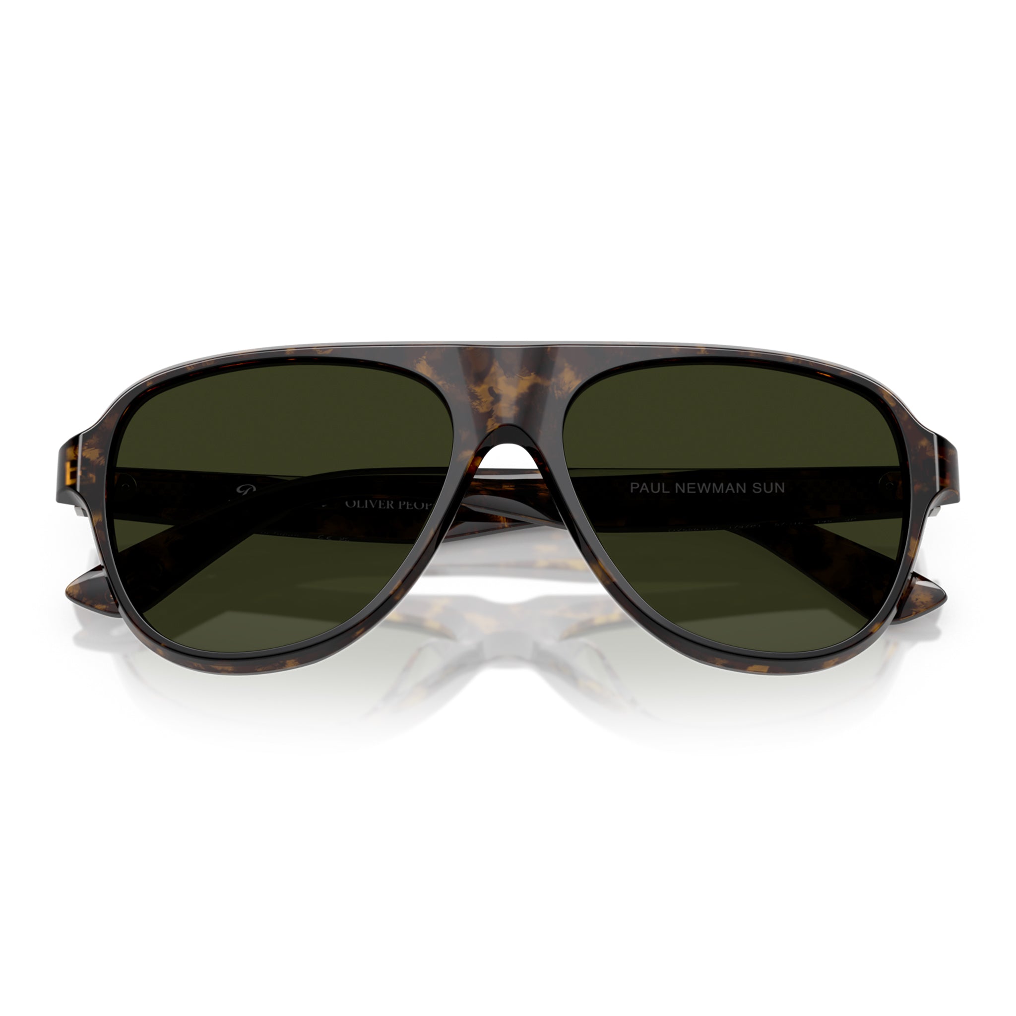 Oliver Peoples 5581su 1747p1 Paul Newman Sun Walnut Tortoise Male Aviator Sunglasses | Eyewear Index