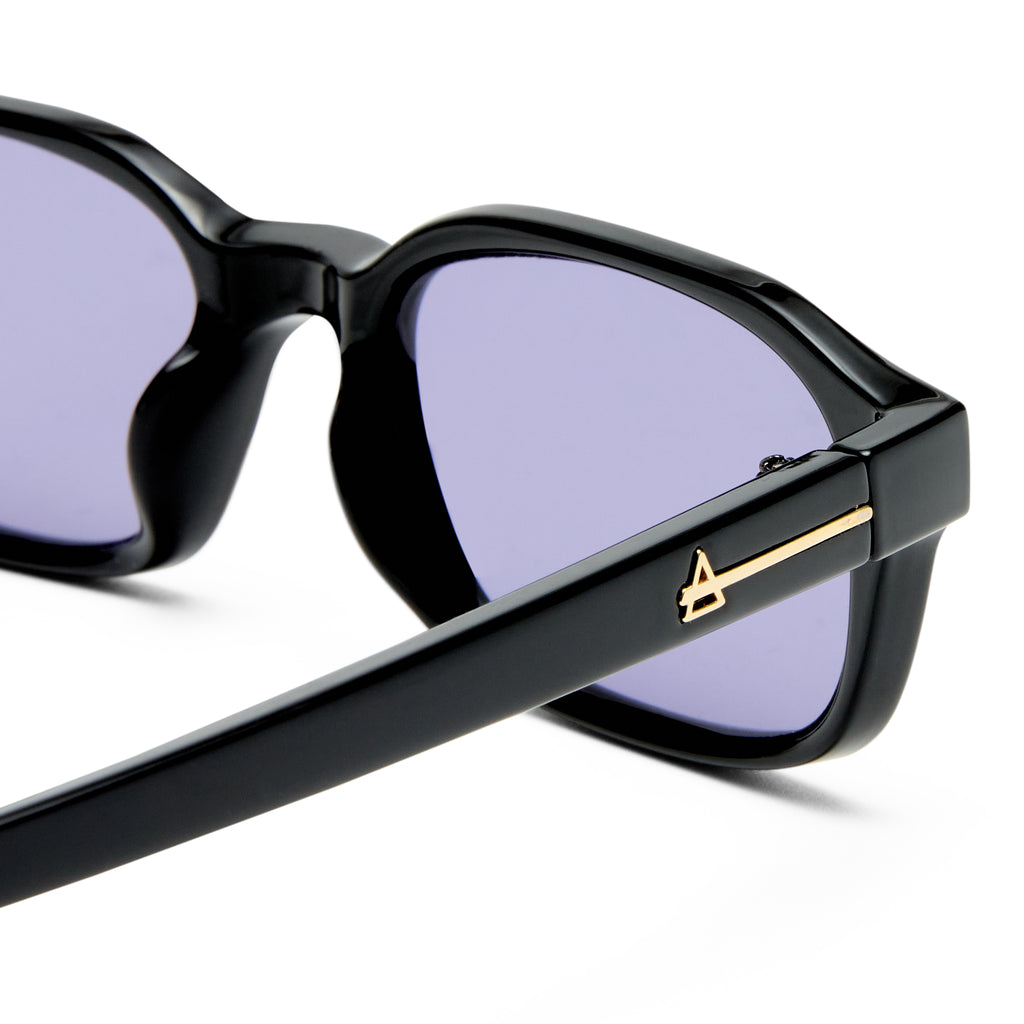 Aire Kinetic Black Uni-Sex Rectangle Sunglasses | Eyewear Index