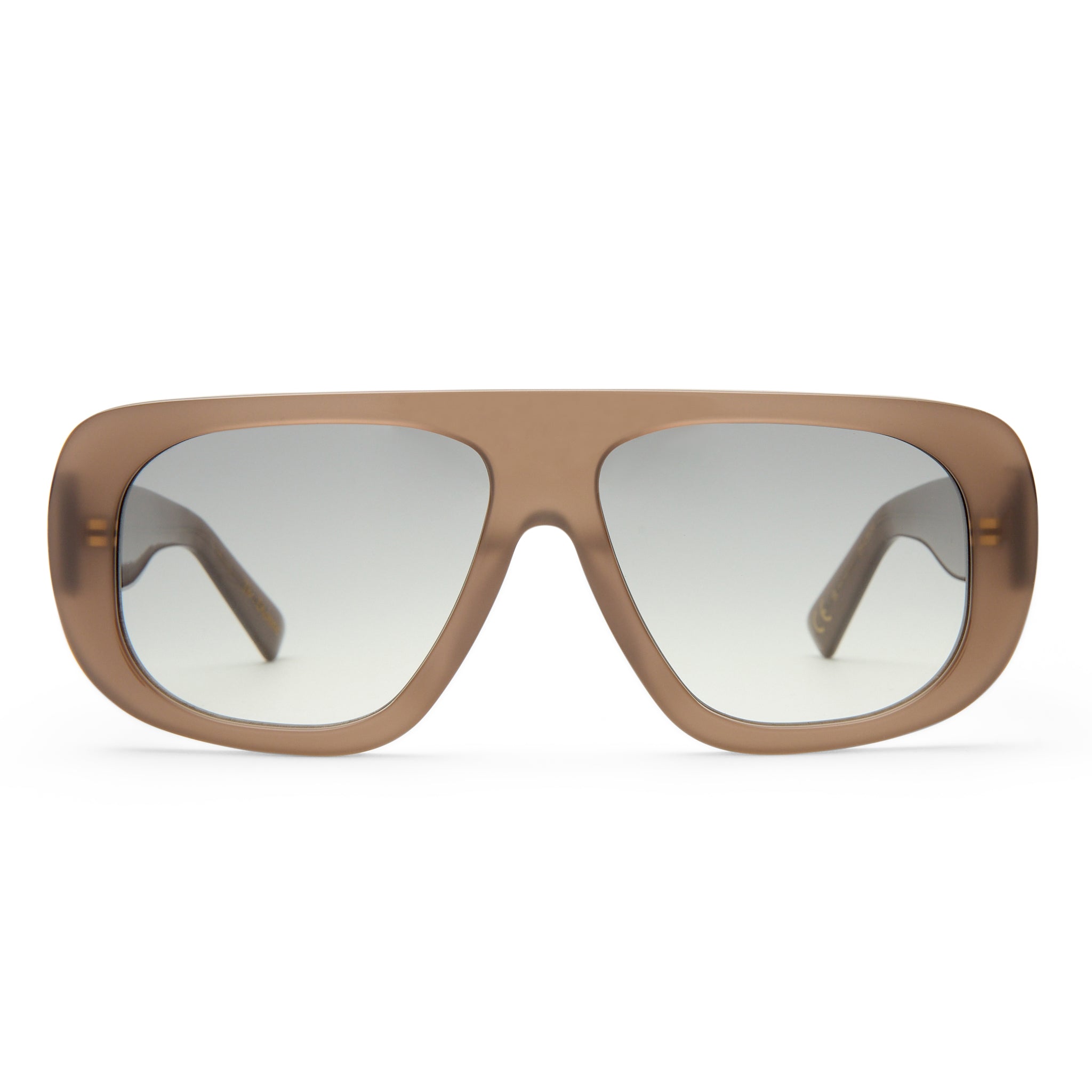 Luv Lou The Dionne Mushroom Female Aviator Sunglasses | Eyewear Index