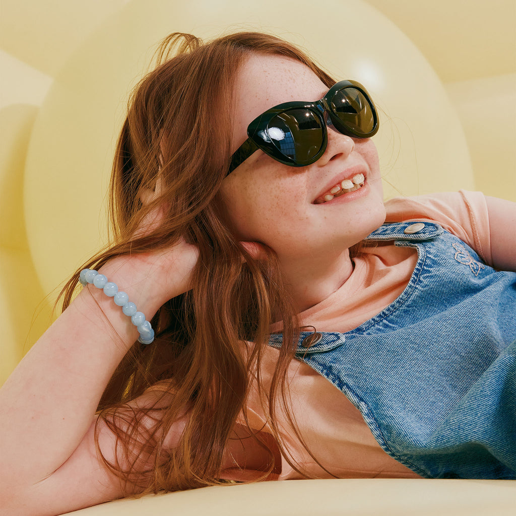 Cancer Council Rabbit Junior Black Female Cat-Eye Sunglasses | Eyewear Index