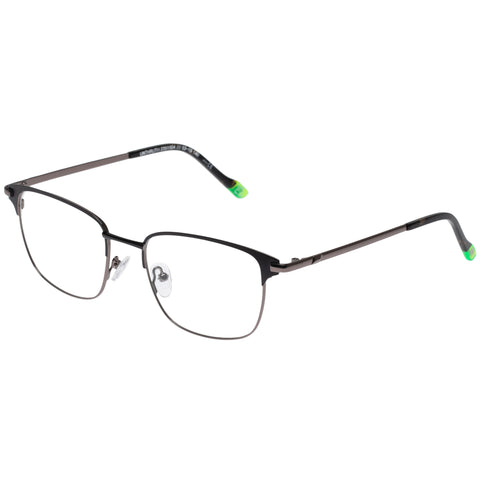 Le Specs Untruth Black Gunmetal Male Square Optical Frames | Eyewear Index