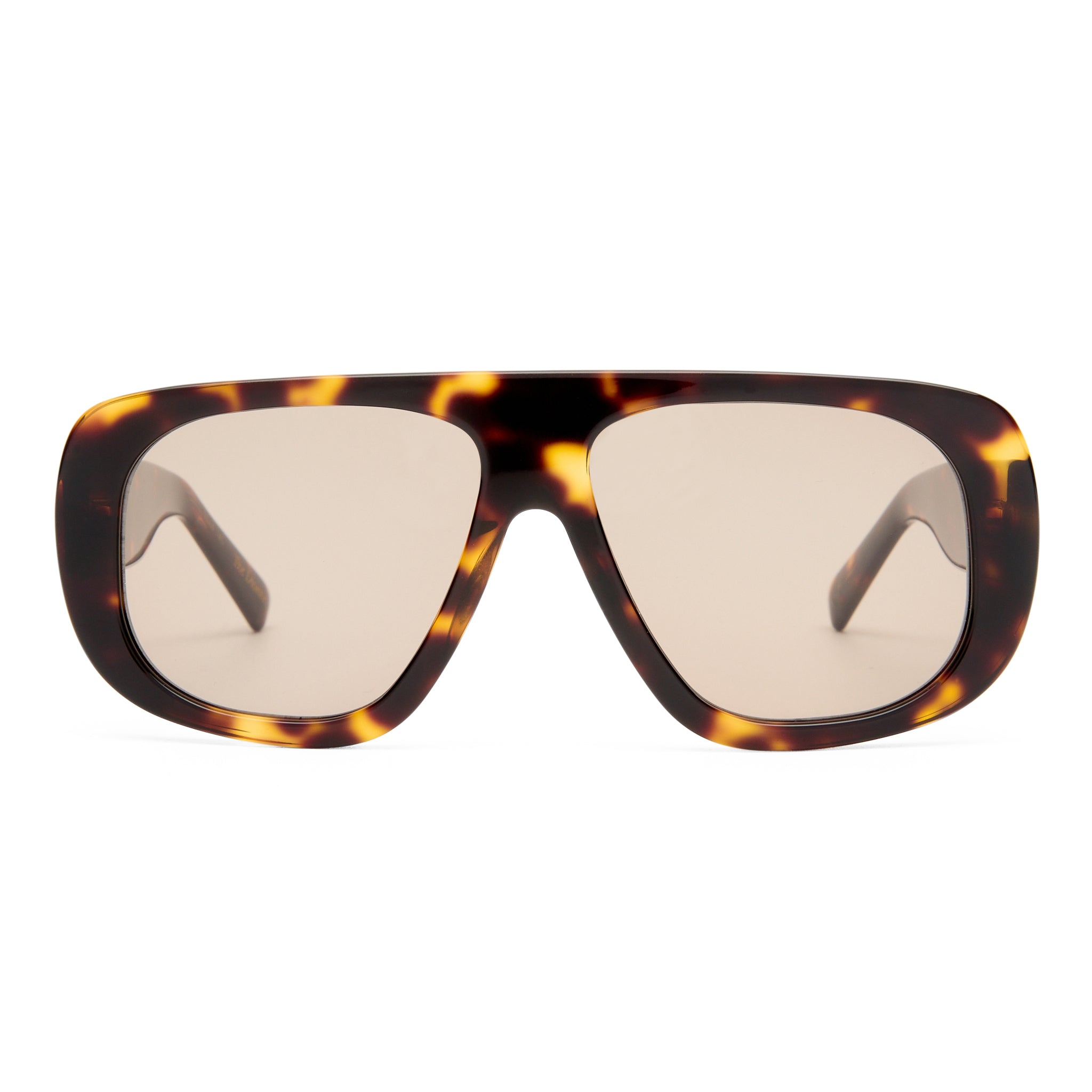 Luv Lou The Dionne Crystal Tort Female Aviator Sunglasses | Eyewear Index