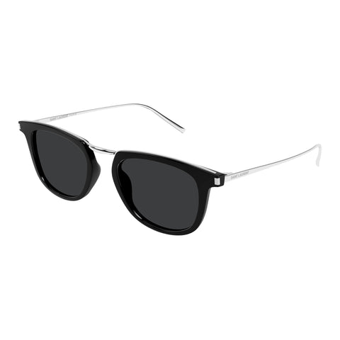 Saint Laurent Sl753 Black Uni-Sex Round Sunglasses | Eyewear Index