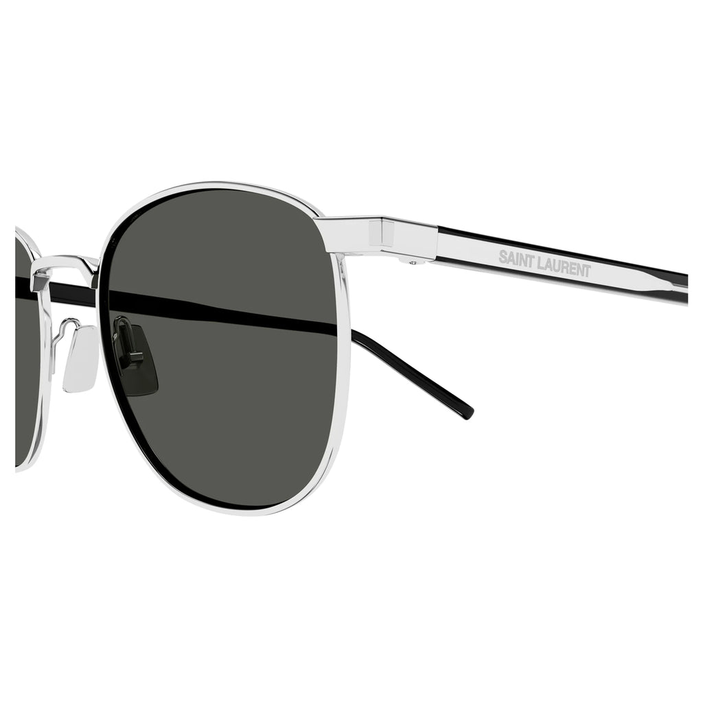 Saint Laurent Sl747 Silver Uni-Sex Round Sunglasses | Eyewear Index