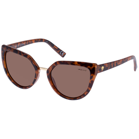 Solarized Luxury Cat Eye Tort Gold Female Cat-Eye Sunglasses | Eyewear Index