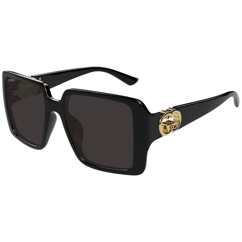 Gucci Gg1692sa Black Female Rectangle Sunglasses | Eyewear Index