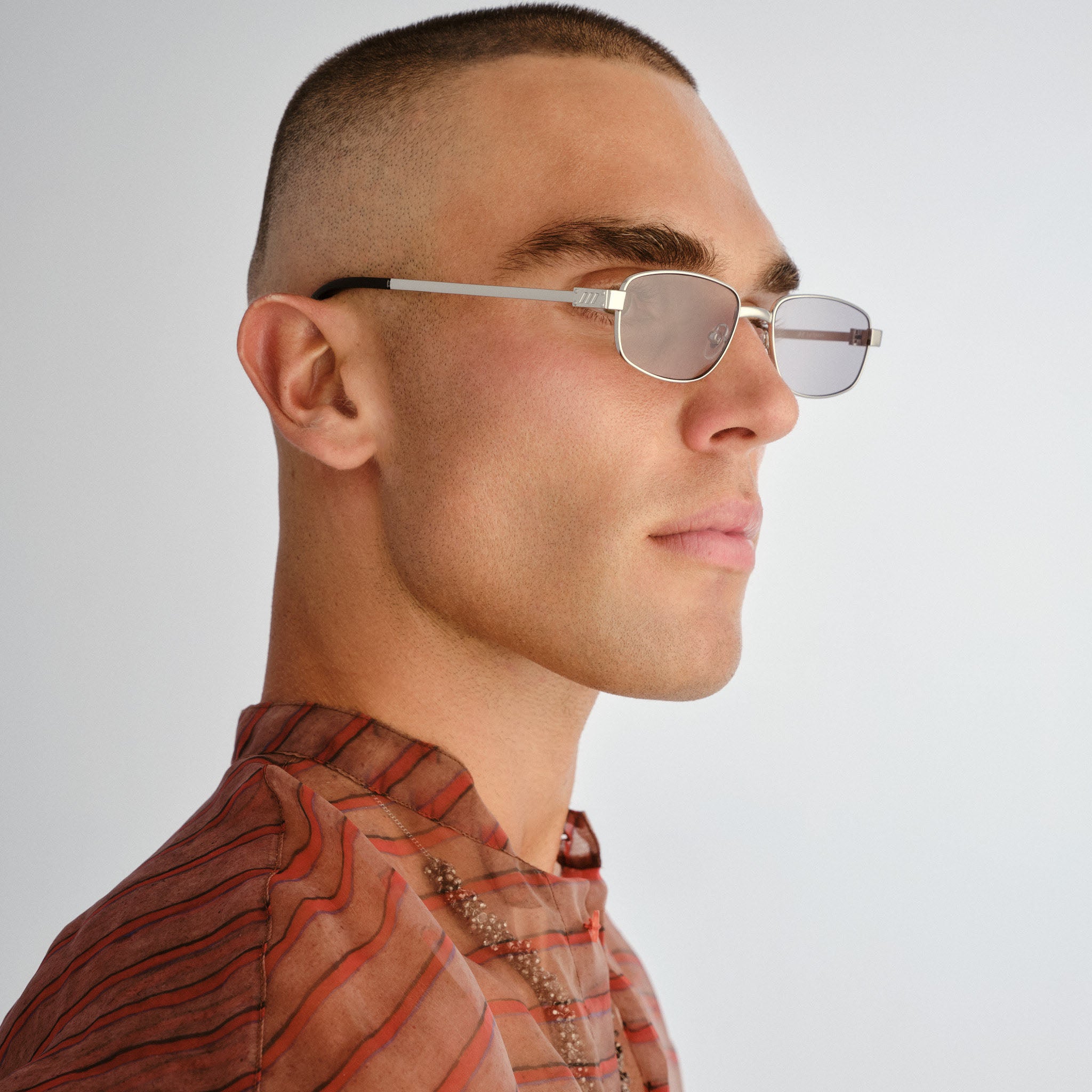 Le Specs Torrid Silver Uni-Sex Rectangle Sunglasses | Eyewear Index