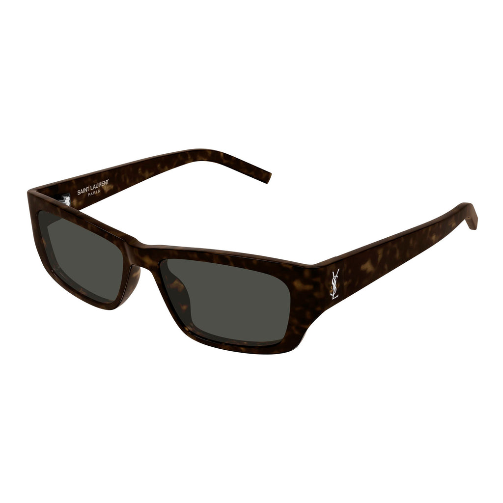 Saint Laurent Slm182fjazz Havana Female Rectangle Sunglasses | Eyewear Index
