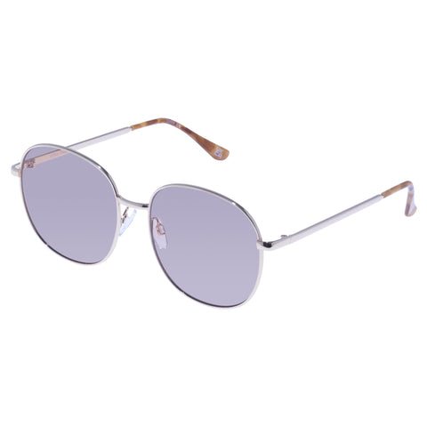 Aire Atria Bright Gold Female Round Sunglasses | Eyewear Index