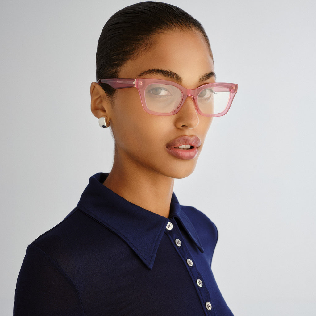 Le Specs Hot Press Flamingo Uni-Sex Cat-Eye Optical Frames | Eyewear Index