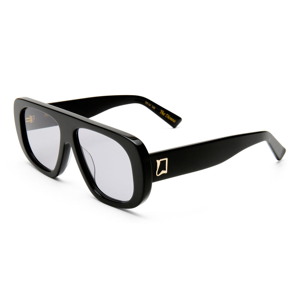 Luv Lou The Dionne Black Female Aviator Sunglasses | Eyewear Index