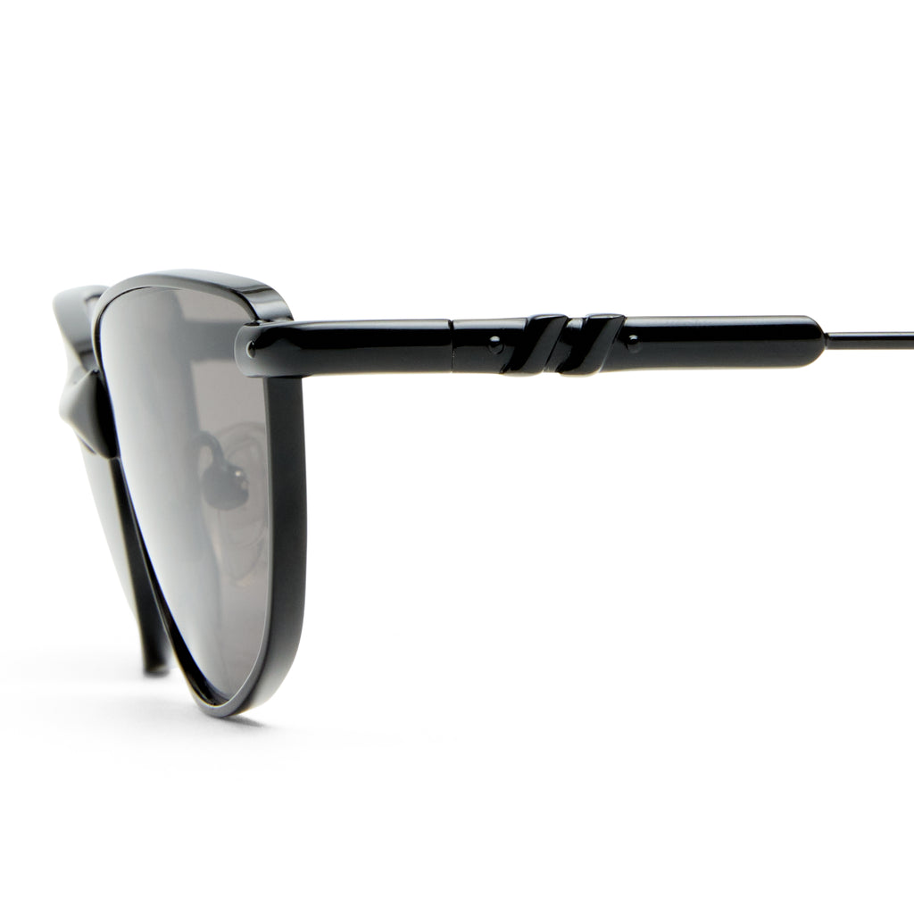Le Specs Thorned Black Uni-Sex Oval Sunglasses | Eyewear Index