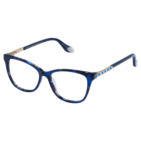 Camilla The Masquerade Navy Animal Ink Female Square Optical Frames | Eyewear Index