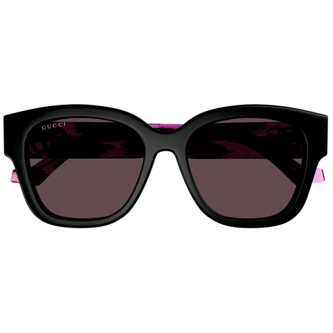 Gucci Gg1550sk Black Female Round Sunglasses | Eyewear Index